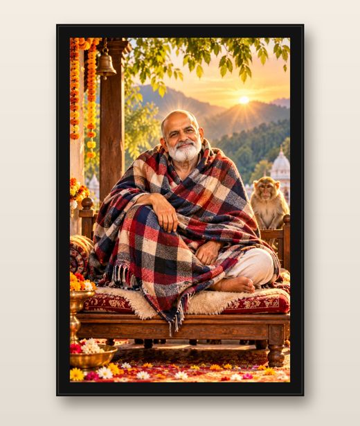 Neem Karoli Baba photo frame