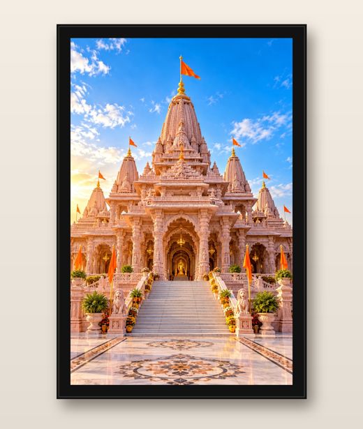 Ayodhya Ram Mandir photo frame